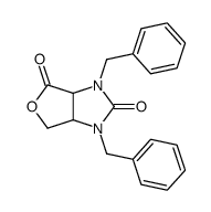 cis-1,3-dibenzyl-hexahydro-1H-furo[3,4-d]imidazole-2,4-dione Structure