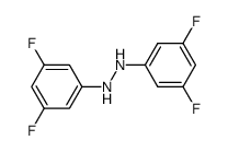 N,N'-bis-(3,5-difluoro-phenyl)-hydrazine结构式