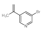 3-Bromo-5-(prop-1-en-2-yl)pyridine Structure