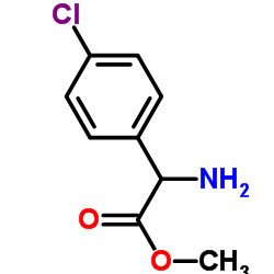 对氯苯甘氨酸甲酯结构式