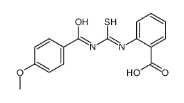 2-{[(4-Methoxybenzoyl)carbamothioyl]amino}benzoic acid Structure