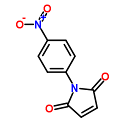 maleimide, n-(p-nitrophenyl)- Structure