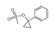1-phenylcyclopropyl mesylate结构式