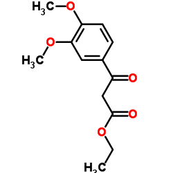 3,4-二甲氧基苯甲酰乙酸乙酯结构式