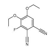 4,5-二乙氧基-3-氟-1,2-邻苯二甲腈结构式