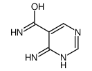 4-氨基嘧啶-5-羧胺结构式