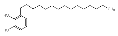 1,2-Benzenediol,3-pentadecyl-结构式