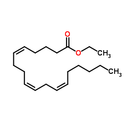 Ethyl (5Z,9Z,12Z)-5,9,12-octadecatrienoate structure
