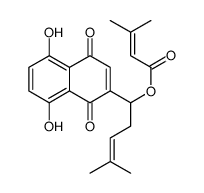 β,β-Dimethylacrylalkannin Structure