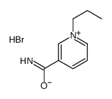 1-propylpyridin-1-ium-3-carboxamide,bromide结构式