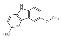 9H-Carbazole,3-methoxy-6-methyl-结构式