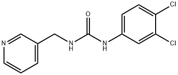 N-(3,4-dichlorophenyl)-N'-(3-pyridinylmethyl)urea结构式