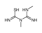 (9ci)-n-[亚氨基(甲基氨基)甲基]-n-甲基硫脲结构式