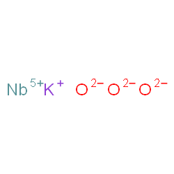 Niobium potassium oxide structure