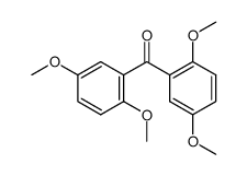 bis(2,5-dimethoxyphenyl)methanone结构式