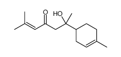 6-hydroxy-2-methyl-6-(4-methylcyclohex-3-en-1-yl)hept-2-en-4-one结构式