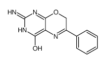 2-amino-6-phenyl-3,7-dihydropyrimido[4,5-b][1,4]oxazin-4-one Structure