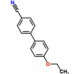 4-cyano-4'-ethoxybiphenyl Structure