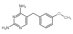 2,4-二氨基-5-(3-甲氧基苄基)嘧啶结构式