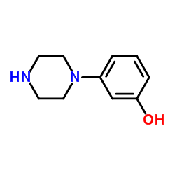 间羟基苯基哌嗪结构式