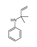 N-(2-methylbut-3-en-2-yl)aniline Structure