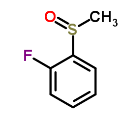 2-FLUOROPHENYL METHYL SULFOXIDE Structure