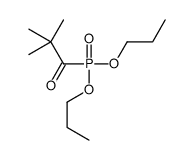 1-dipropoxyphosphoryl-2,2-dimethylpropan-1-one结构式