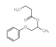 Butanoic acid,1-methyl-2-phenoxyethyl ester结构式