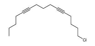 1-Chloro-5,10-pentadecadiyne结构式