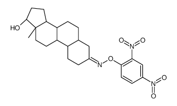 17β-Hydroxy-5α-estran-3-one O-(2,4-dinitrophenyl)oxime structure