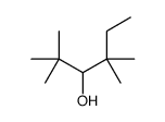 2,2,4,4-tetramethylhexan-3-ol结构式