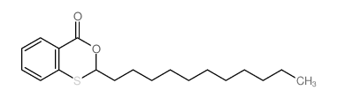 9-undecyl-8-oxa-10-thiabicyclo[4.4.0]deca-1,3,5-trien-7-one结构式