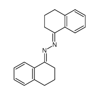 1,2-bis[3,4-dihydronaphthalen-1(2H)-ylidene]hydrazine结构式