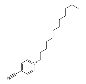 1-dodecylpyridin-1-ium-4-carbonitrile Structure
