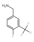 4-氟-3-三氟甲基苄胺结构式