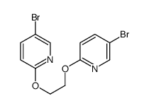 2,2'-[1,2-ethanediylbis(oxy)]bis[5-bromopyridine] Structure