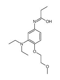 N-[3-(diethylamino)-4-(2-methoxyethoxy)phenyl]propanamide structure