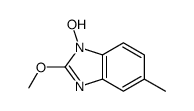 (9ci)-1-羟基-2-甲氧基-5-甲基-1H-苯并咪唑结构式