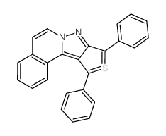 1,3-Diphenylthieno<3',4':3,4>pyrazolo<5,1-a>isoquinoline-2-SIV结构式