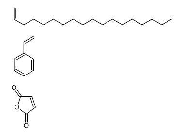 2,5-呋喃二酮与苯乙烯和1-十八烯的聚合物结构式