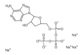 Cordycepin 5′-triphosphate sodium salt Structure
