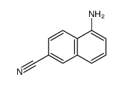 5-aminonaphthalene-2-carbonitrile结构式
