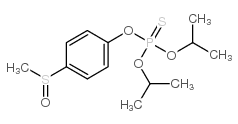 O,O-二异丙基-O-(4-(甲基亚磺酰基)苯基)硫代磷酸酯结构式