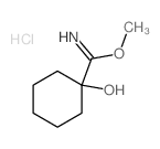 1-(methoxycarbonimidoyl)cyclohexan-1-ol结构式