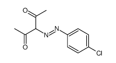 3-[(4-chlorophenyl)diazenyl]pentane-2,4-dione Structure