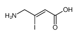 (Z)-4-amino-3-iodobut-2-enoic acid结构式