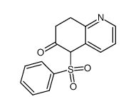 5-(Phenylsulfonyl)-6-oxo-5,6,7,8-tetrahydroquinoline Structure