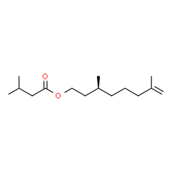 RHODINYL ISOVALERATE结构式