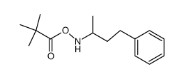 N-(4-phenylbutan-2-yl)-O-pivaloylhydroxylamine Structure