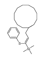 1-(3-phenylsulfanyl-3-trimethylsilylprop-2-enyl)cyclododecan-1-ol Structure